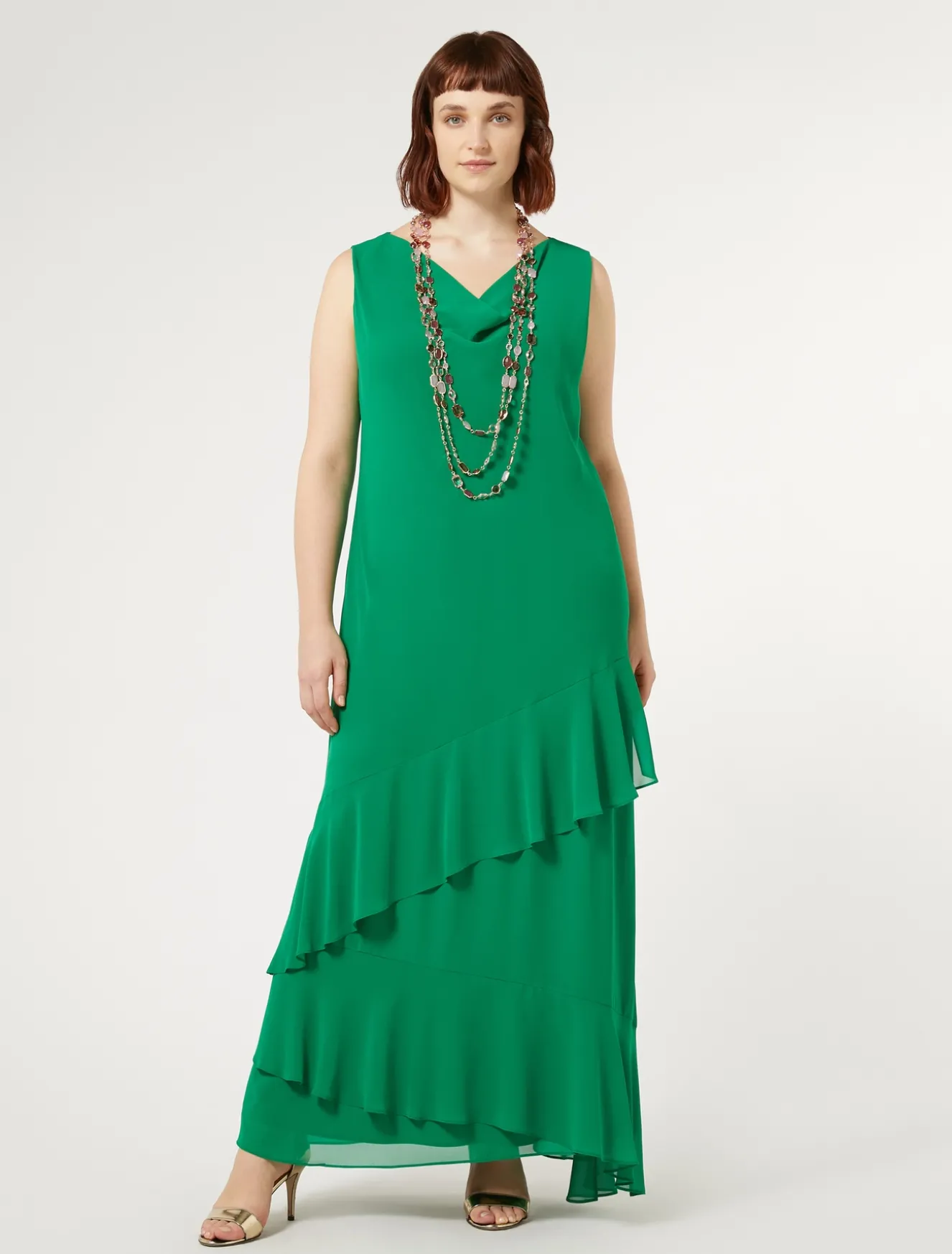 Abito lungo in georgette