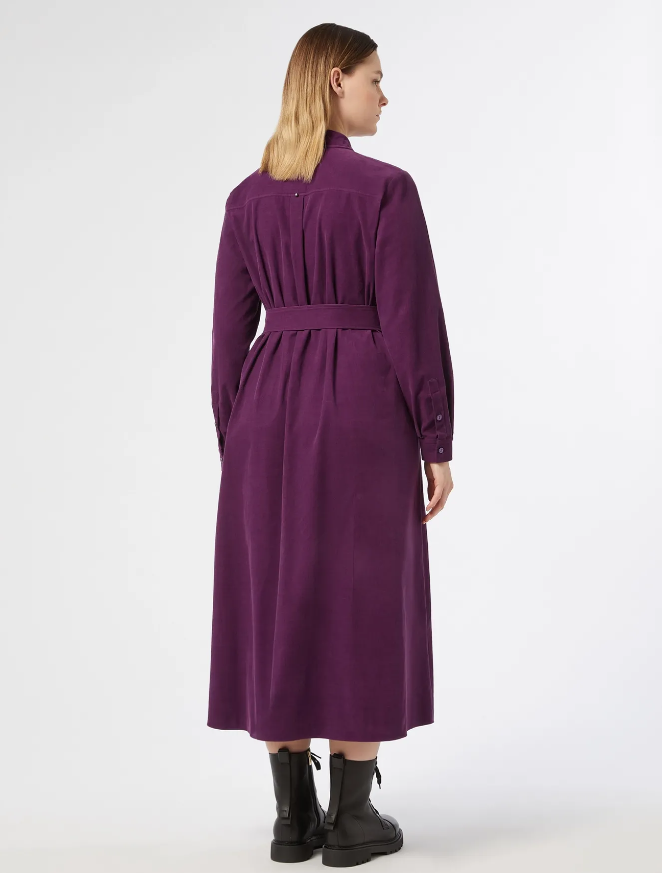 Abito lungo in velluto