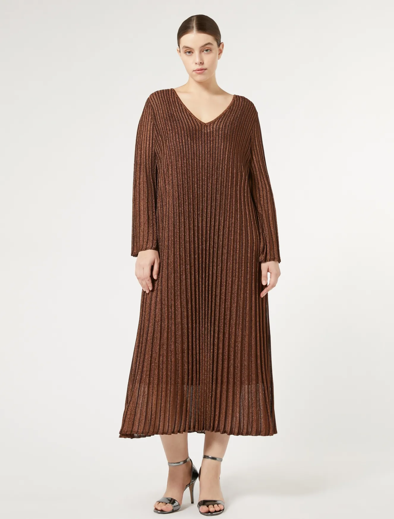 Abito lungo in viscosa