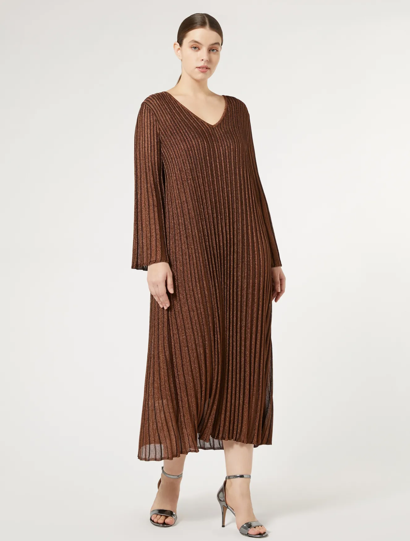 Abito lungo in viscosa