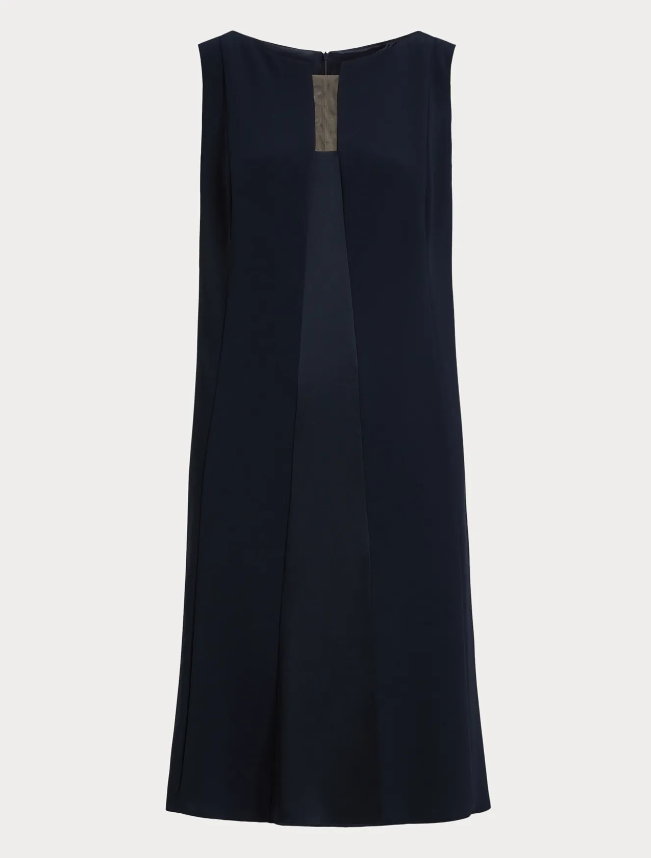 Abito midi in crêpe triacetato