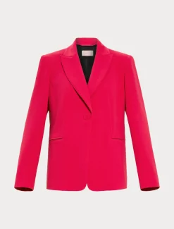 Blazer in jersey stretch