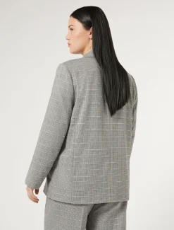 Blazer in tela di viscosa