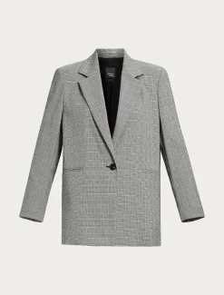 Blazer in tela di viscosa