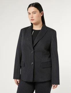 Blazer in tessuto punto Milano