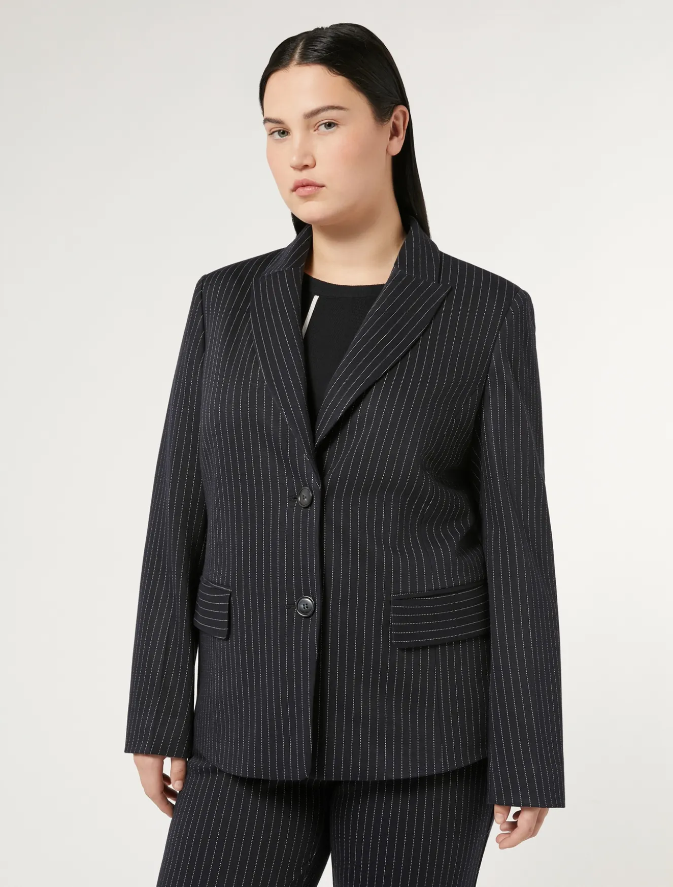 Blazer in tessuto punto Milano