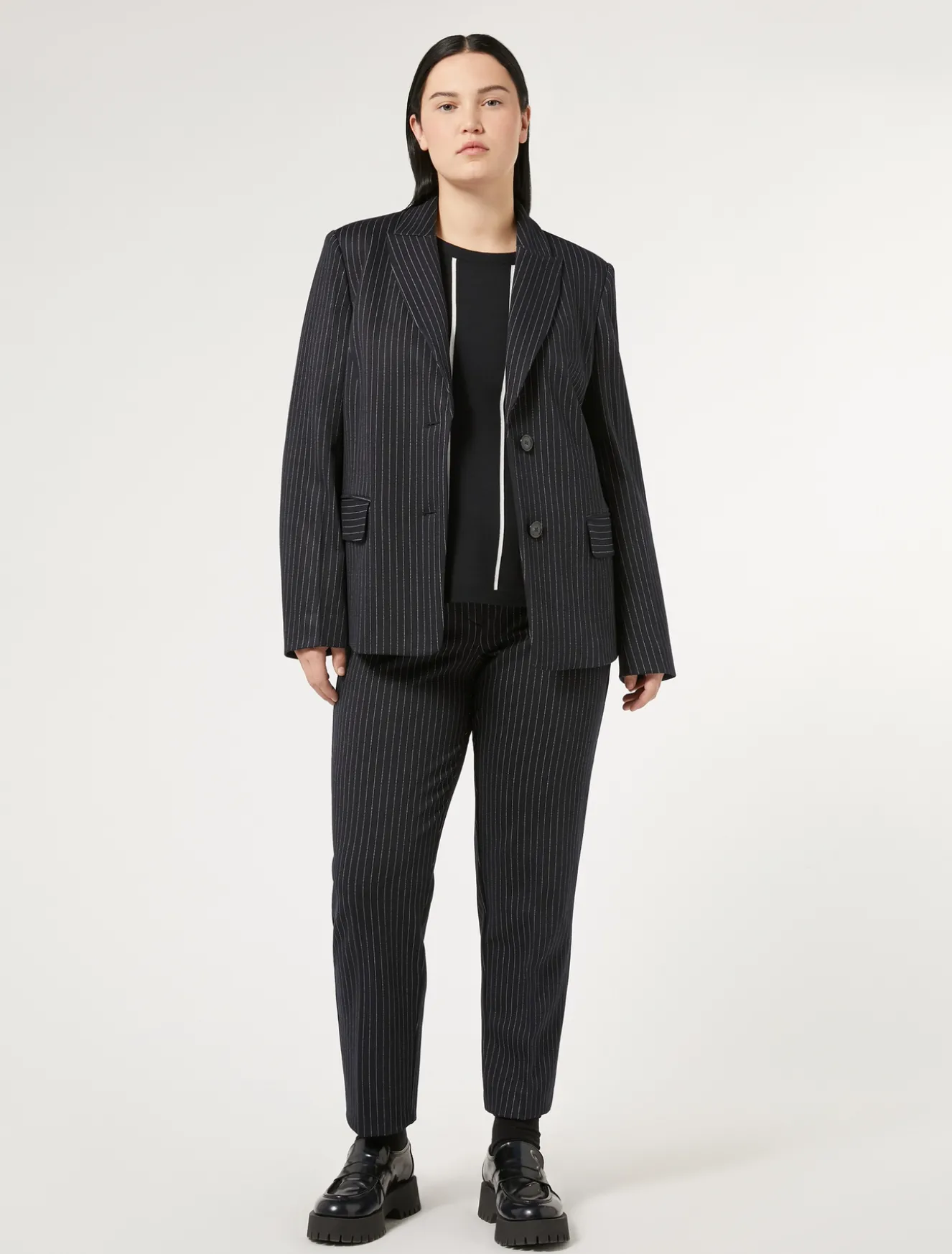 Blazer in tessuto punto Milano