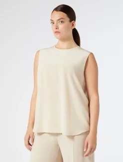 Blusa in crêpe de Chine di seta