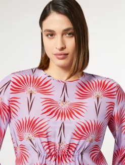 Blusa in crêpe de Chine di seta