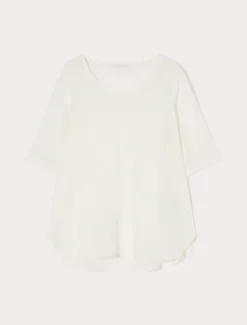 Blusa in crêpe de Chine di seta