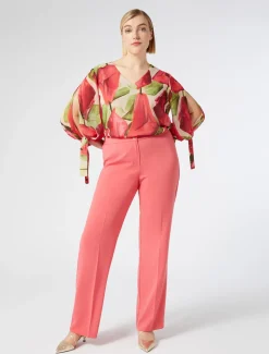 Blusa in georgette stampata