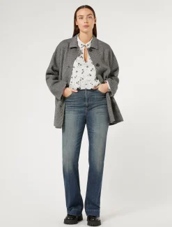 Blusa in georgette stampata