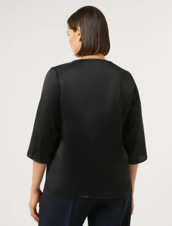 Blusa in misto seta