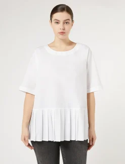 Blusa in popeline di cotone