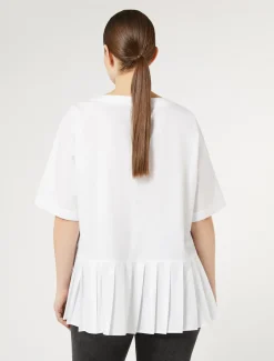 Blusa in popeline di cotone