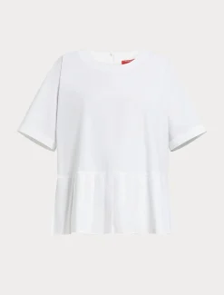 Blusa in popeline di cotone