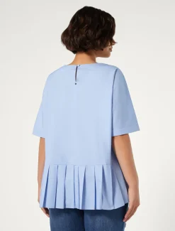 Blusa in popeline di cotone