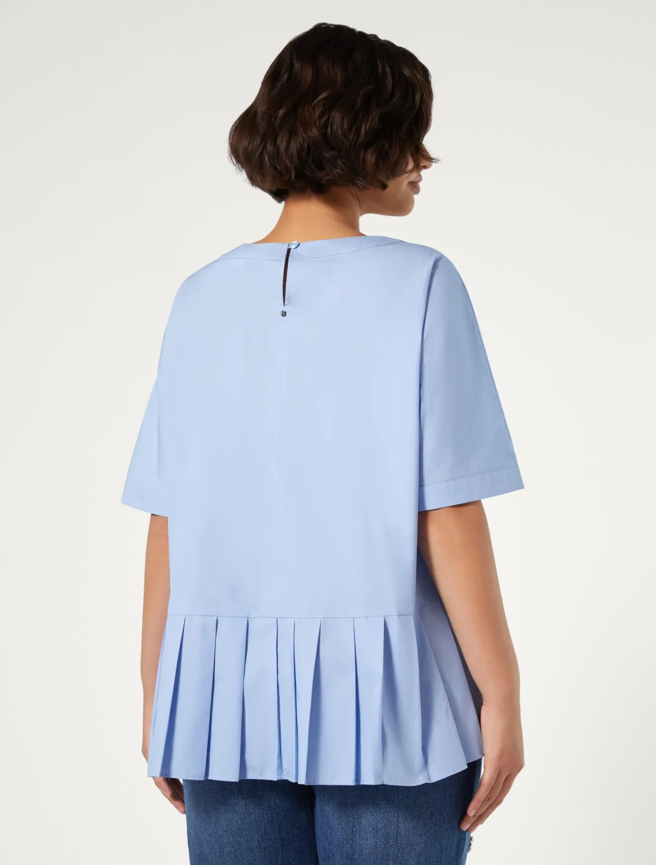 Blusa in popeline di cotone