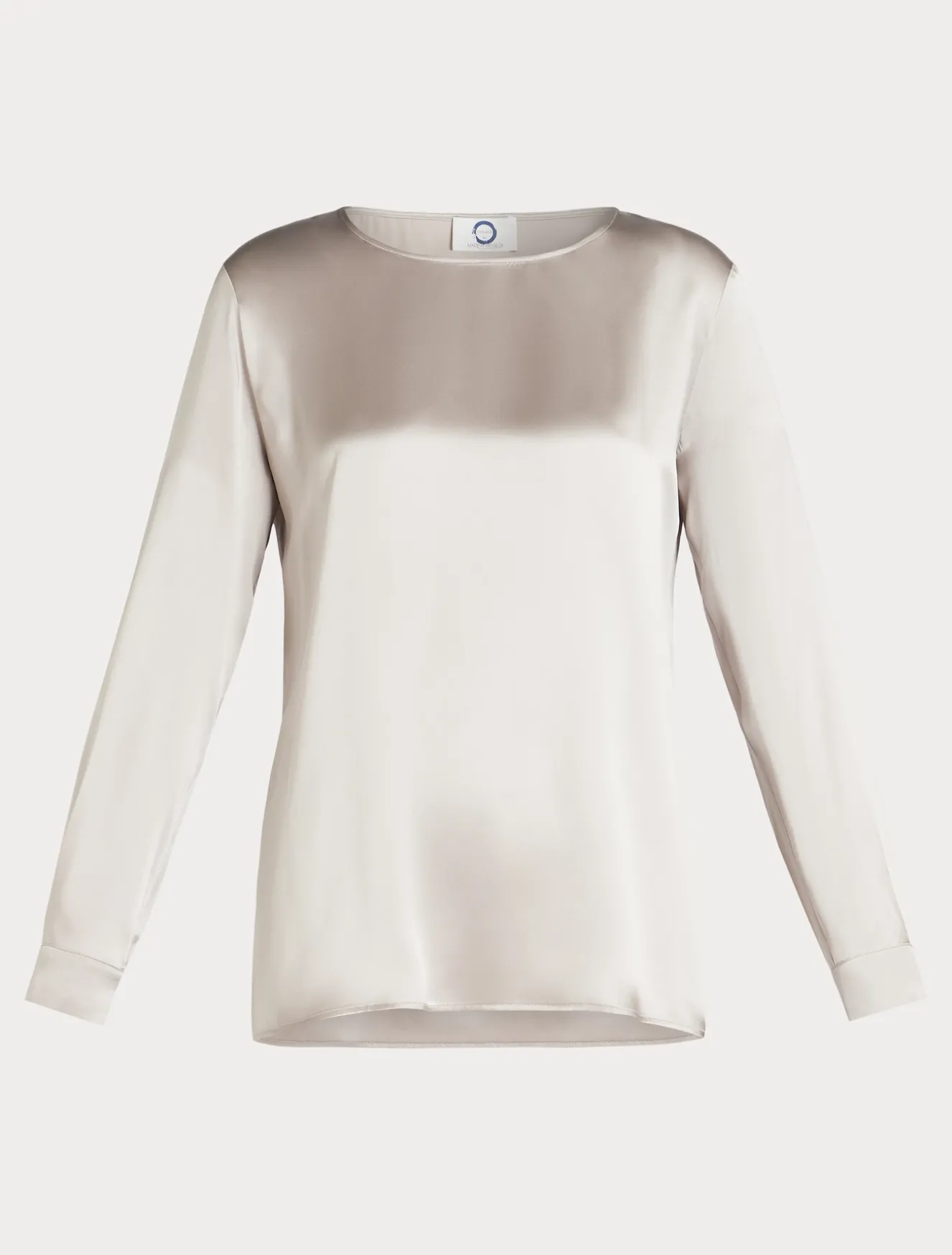 Blusa in raso di seta