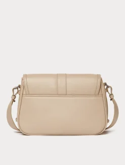 Borsa a tracolla in tessuto spalmato