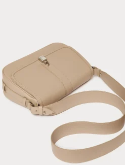 Borsa a tracolla in tessuto spalmato