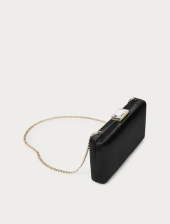 Borsa clutch in raso