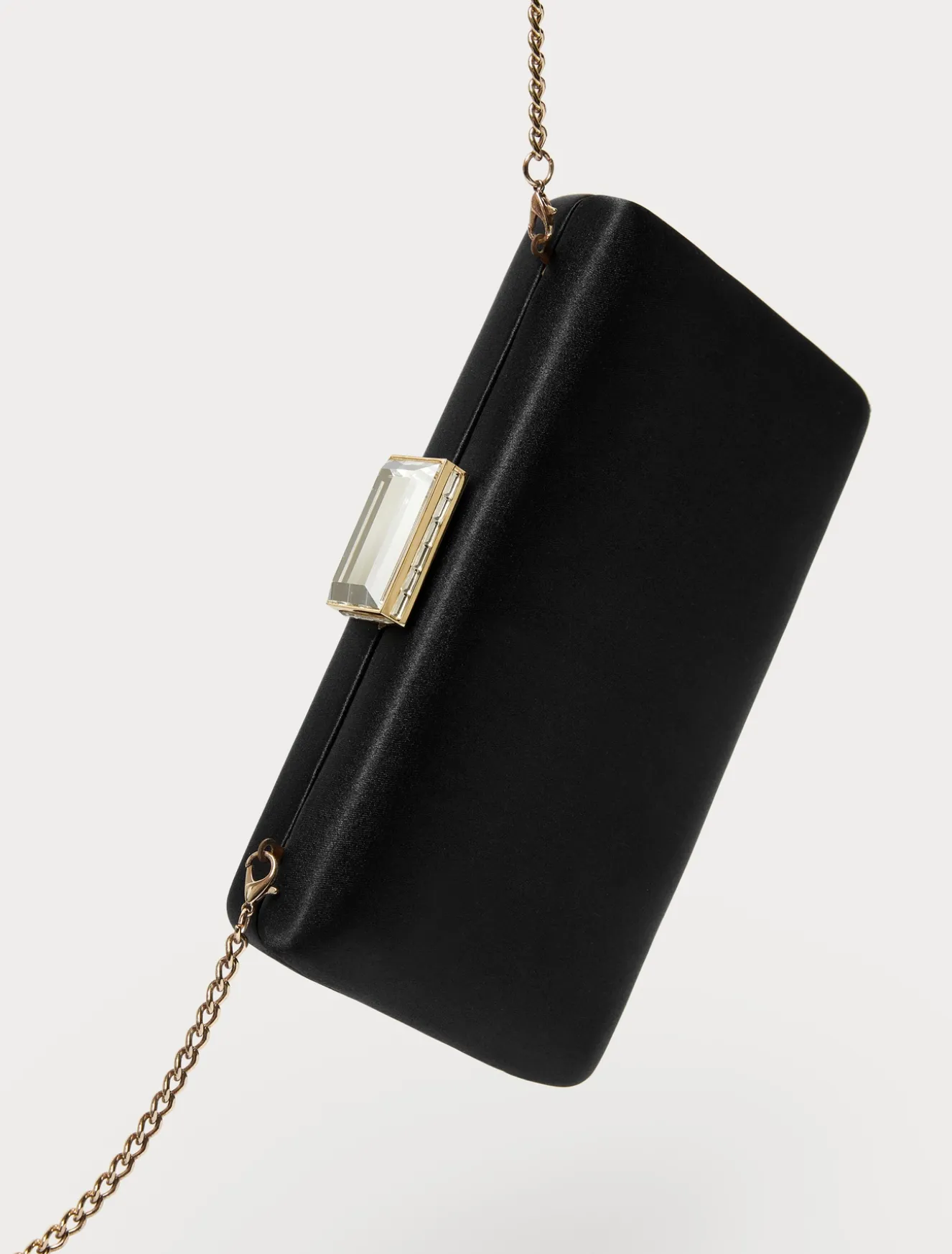 Borsa clutch in raso