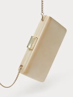 Borsa clutch in raso