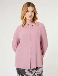Camicia in acetato e seta