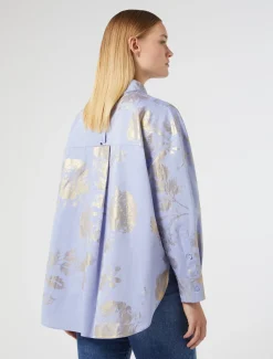 Camicia in chambray di cotone