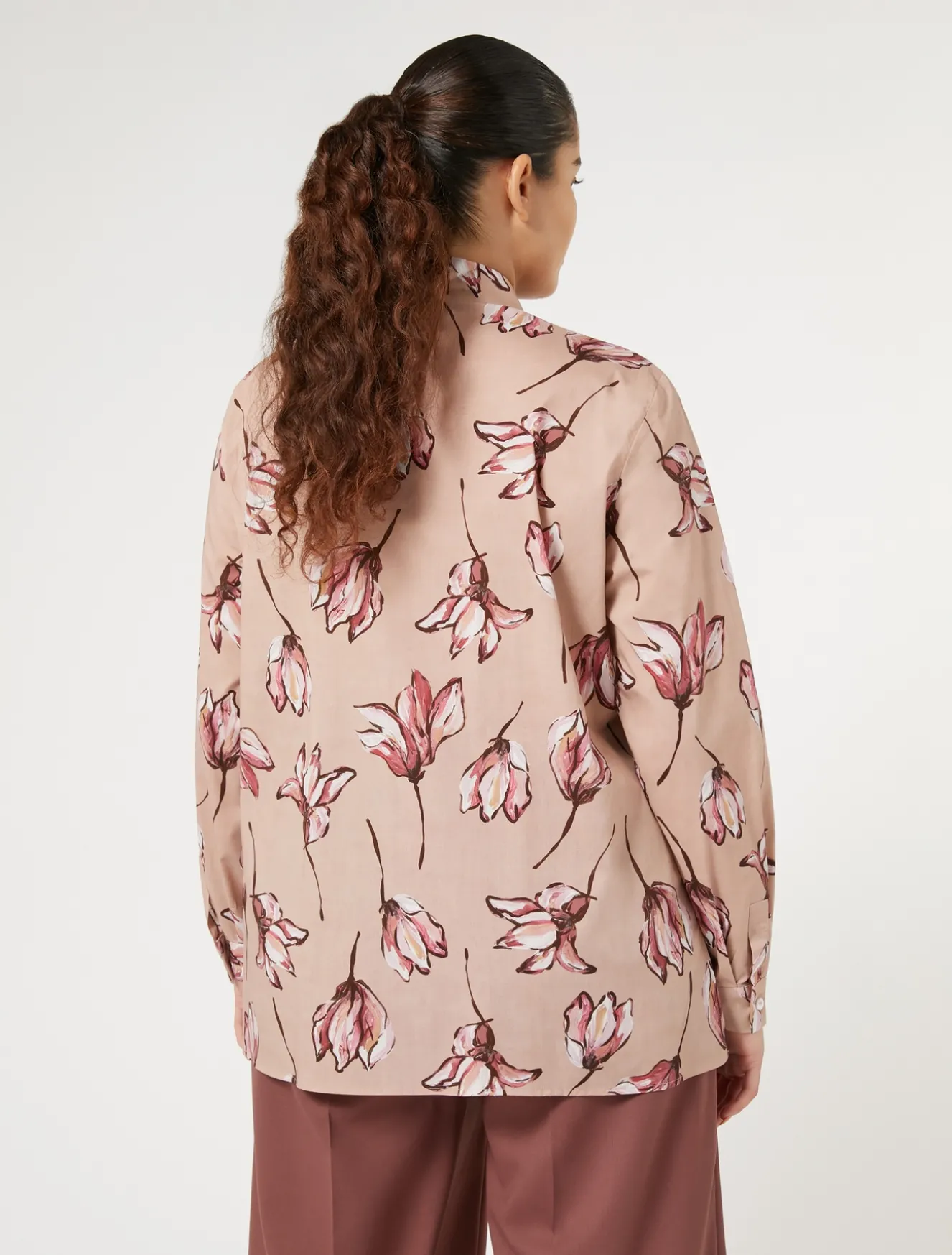 Camicia in cotone stampato