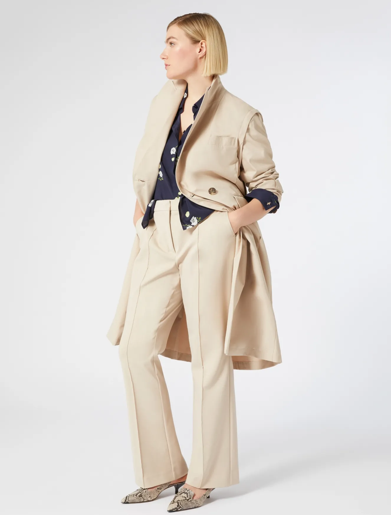 Camicia in crêpe de Chine di seta