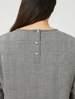Camicia in foulé di lana