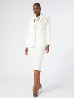 Camicia in organza ricamata