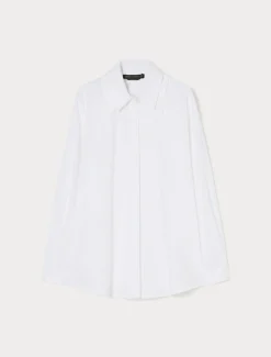 Camicia in popeline con colletto