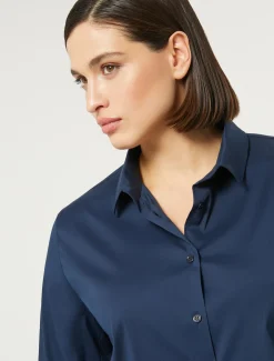 Camicia in popeline di misto cotone