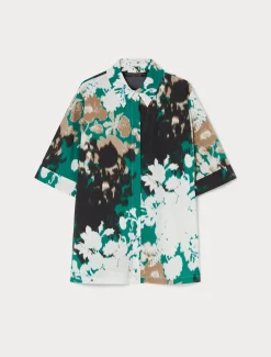 Camicia in popeline stampato