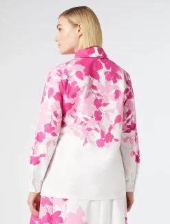 Camicia in popeline stampato