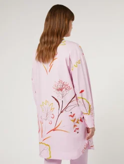 Camicia in popeline stampato