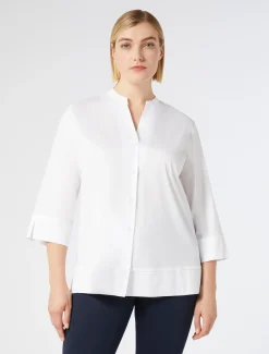 Camicia in popeline stretch