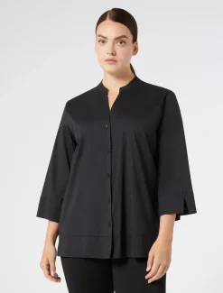 Camicia in popeline stretch