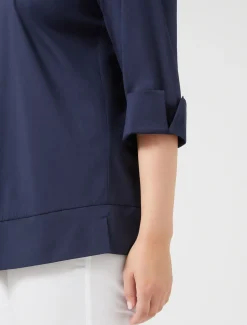 Camicia in popeline stretch