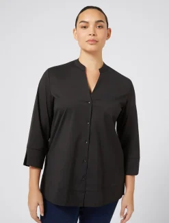 Camicia in popeline stretch