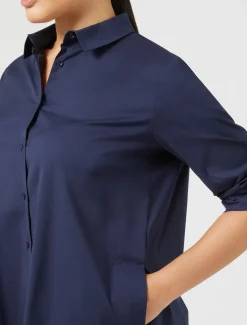 Camicia in popeline stretch