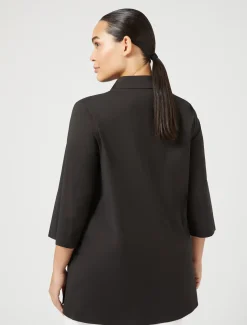 Camicia in popeline stretch