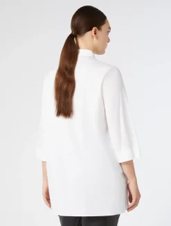 Camicia in popeline stretch