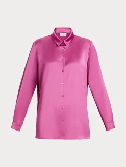 Camicia in raso fluido