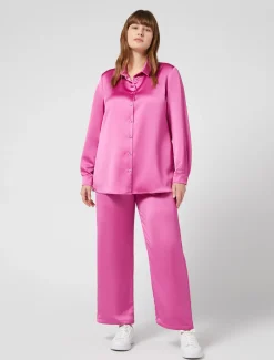 Camicia in raso fluido