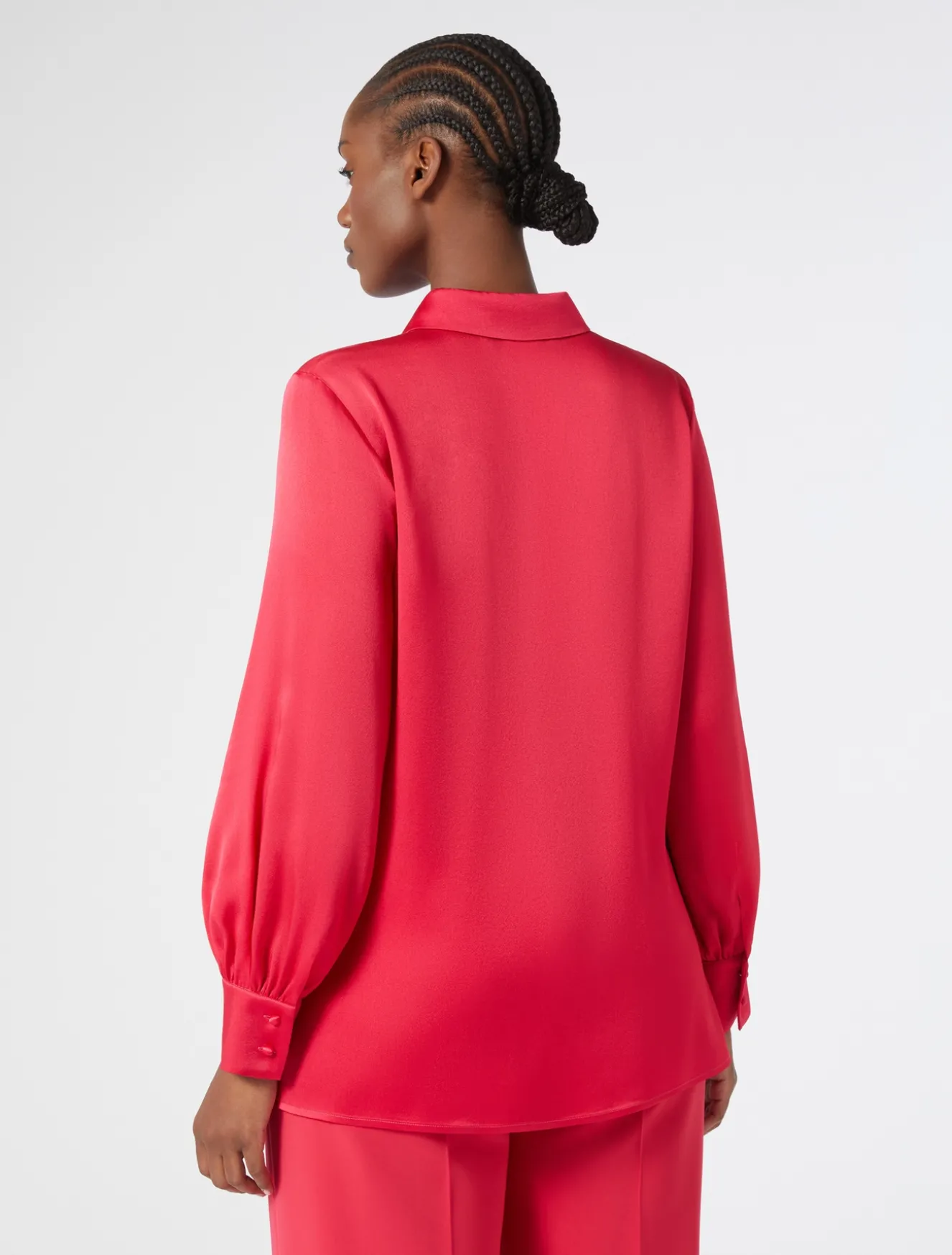 Camicia in satin leggero