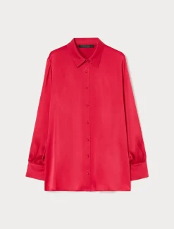 Camicia in satin leggero